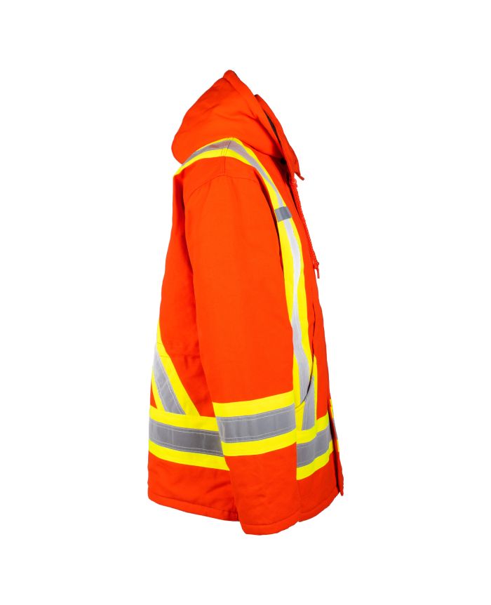 TERRA PARKA IN HIGH VISIBILITY LINED CANVAS 116568