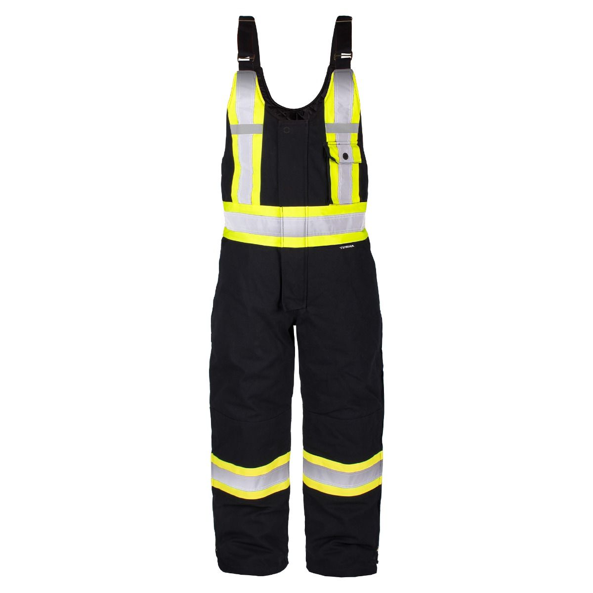 TERRA OVERALLS IN HIGH VISIBILITY LINED CANVAS 116569