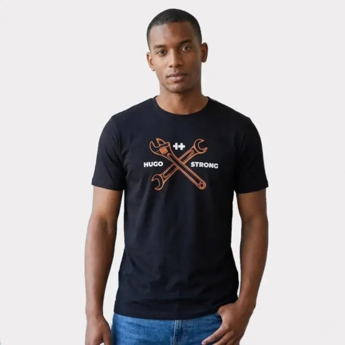 T-SHIRT HUGO STONG NOIR   101630-112