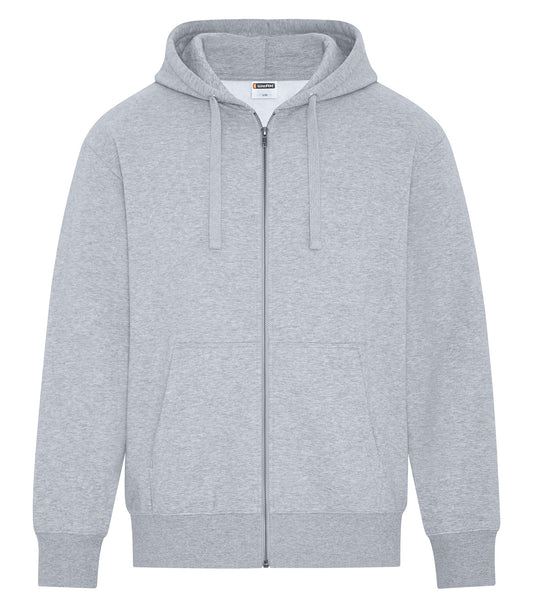 VESTE A CAPUCHON ZIPPER GRIS ATHLÉTIQUE      WERK422-5C