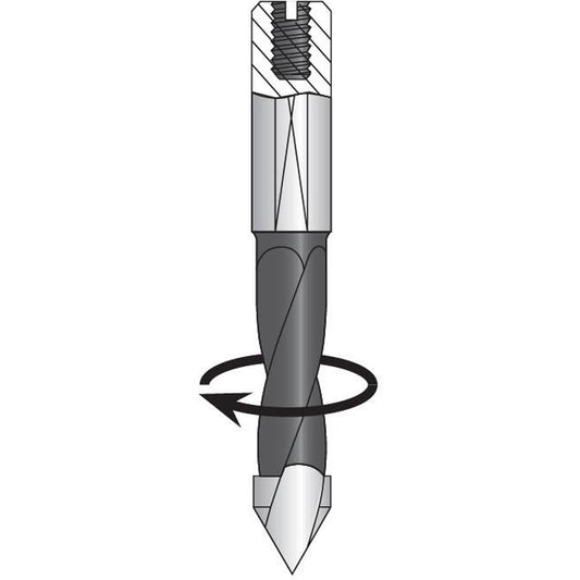 Carbide Tipped Through Hole Drill Bits, 1/4" Diameter WK514