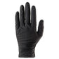 BLACK TEXTURED NITRILE GLOVE 8 MIL POWDER FREE 50/ BOX - 792458D