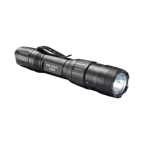 7600 Tactical Flashlight, LED, 944 lumens, CR123 Batteries - XE911 