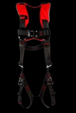 3M Protecta® Comfortable Vest-Style Harness, 1161426C, Black