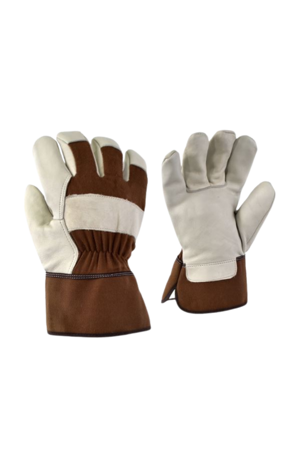 SHEEP LINED COW LEATHER GLOVE / MEMBRANE 24-61-BW