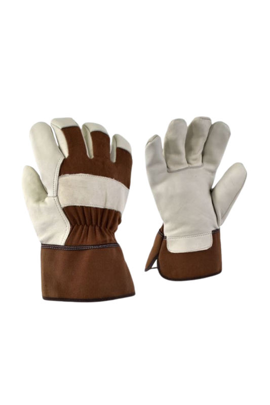 SHEEP LINED COW LEATHER GLOVE / MEMBRANE 24-61-BW