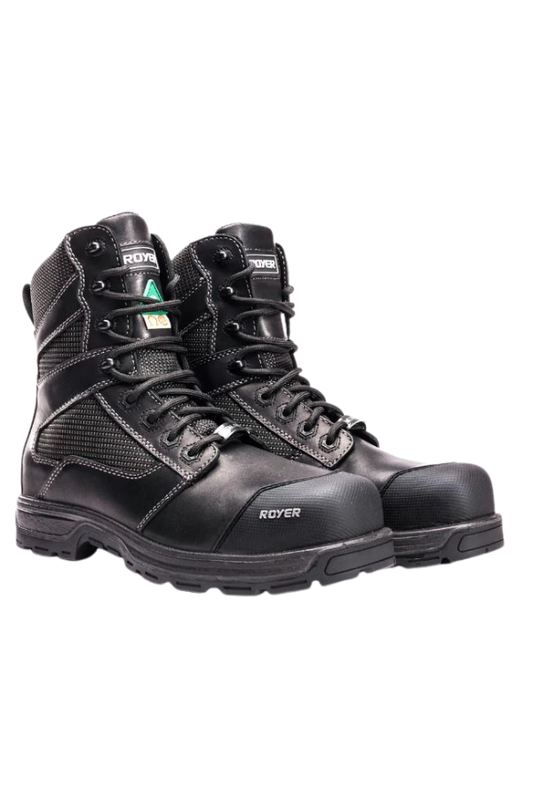 ROYER AGILITY 8" BLACK LEATHER AND NYLON BOOT 5700GT