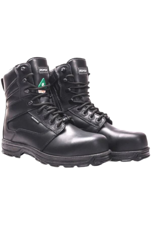 8 inch waterproof boot with zipper ROYER 5704GT