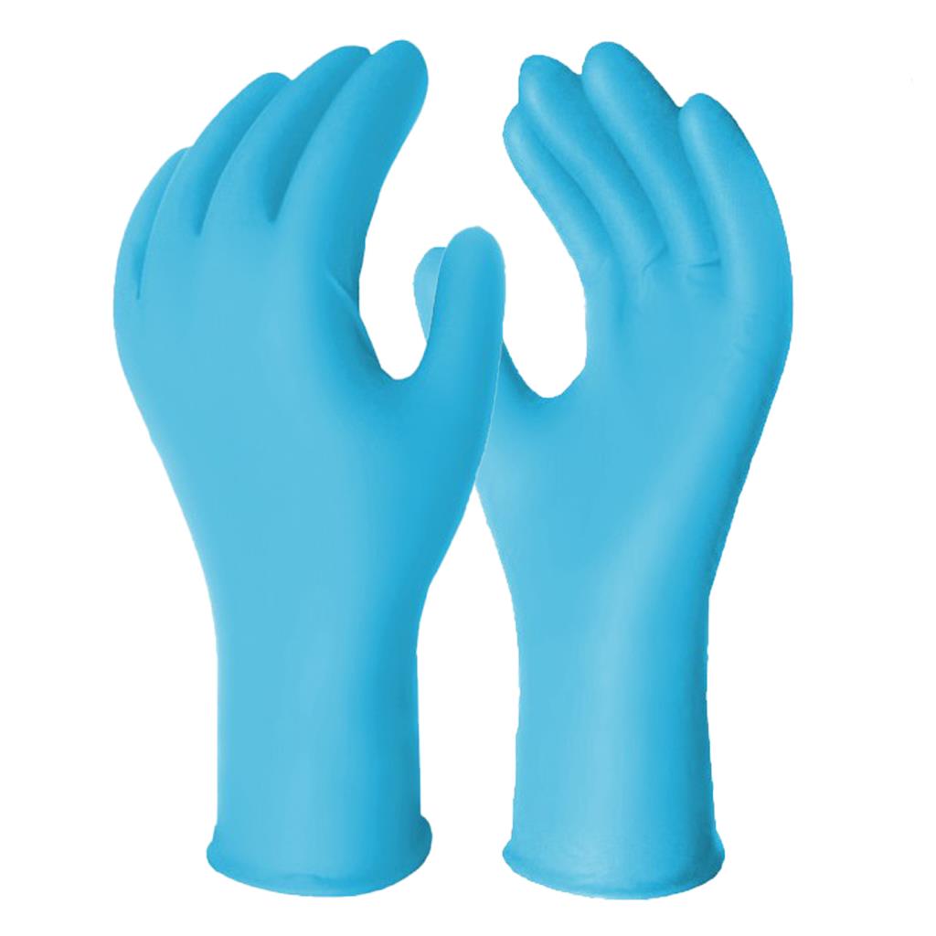 NITRILE GLOVE S/P BLUE 12" LONG 8 MIL THICKNESS 958 