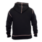 Hooded sweatshirt in stretchy and breathable Tech-Acrylic, Style: AMQUI