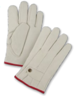 COW GRAIN LEATHER ROPE GLOVES LINED WITH PREMIUM FLEECE COTTON SFV187