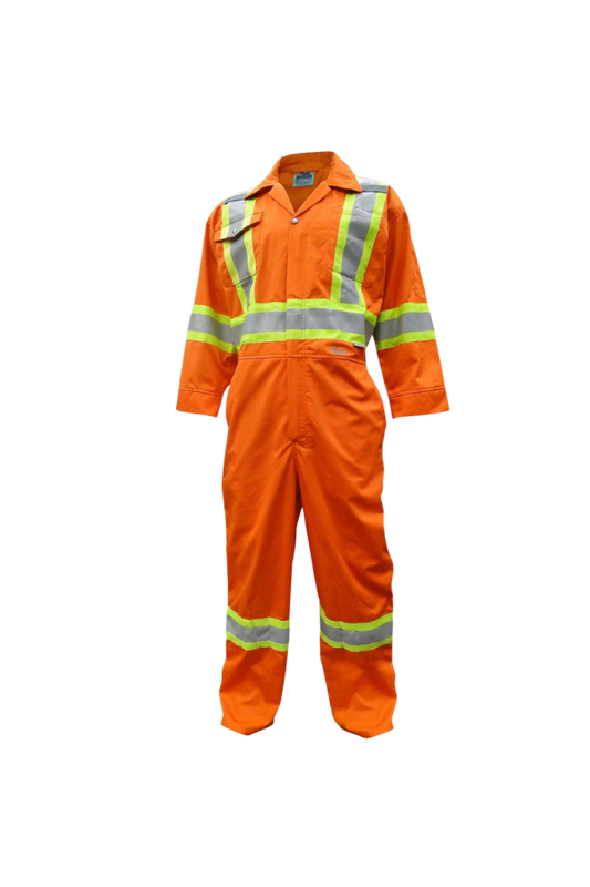 Orange coverall with reflective stripes VIKING VC30-O