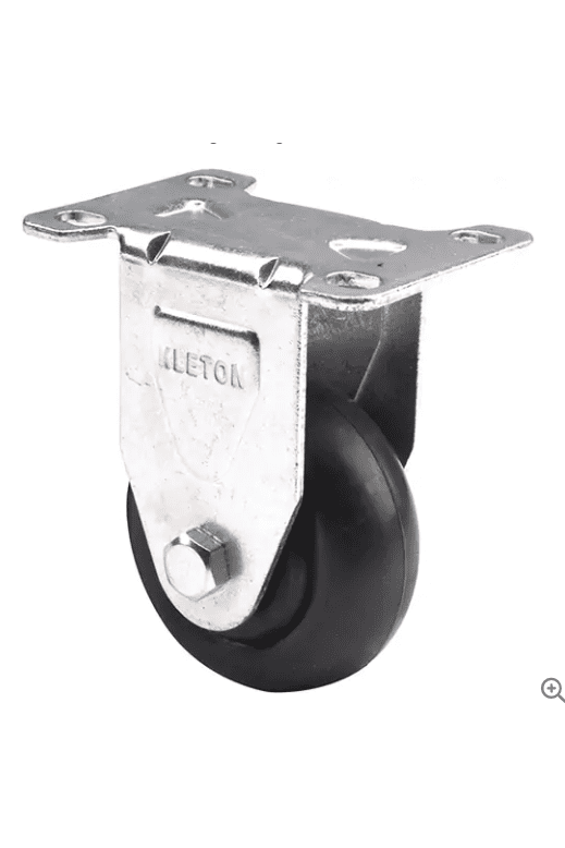 Roulette, Fixe, 3" (76 mm), Polyoléfine, 250 lb ML392