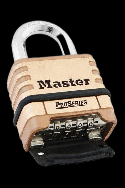 Nouveaux cadenas à combinaison réglable en laiton Master Lock Pro Series(MD)