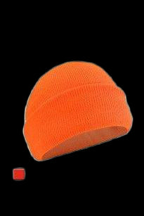 TUQUE ORANGE 100% ACRYIÉ DOUBLÉTHINSULATE