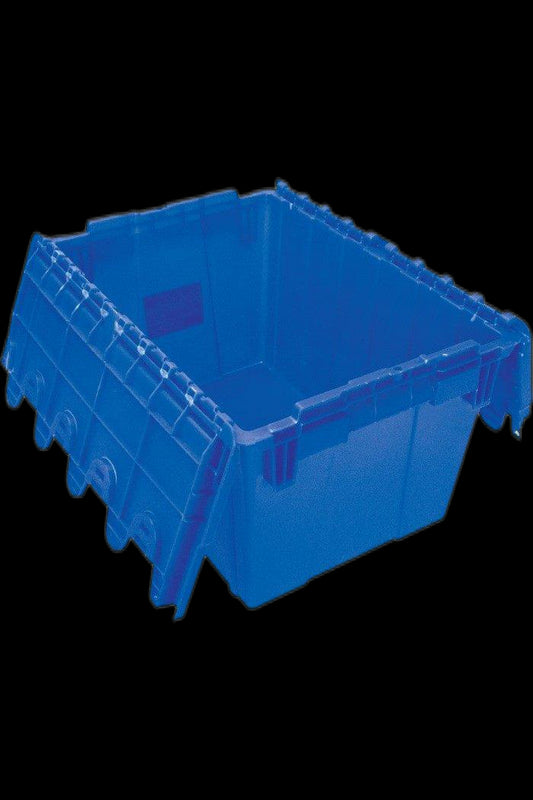 Contenant de distribution en plastique avec dessus basculant