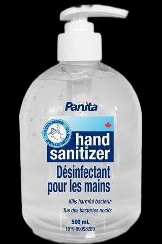 DESINFECTANT A MAIN PANITA 73% ALC. 500ML