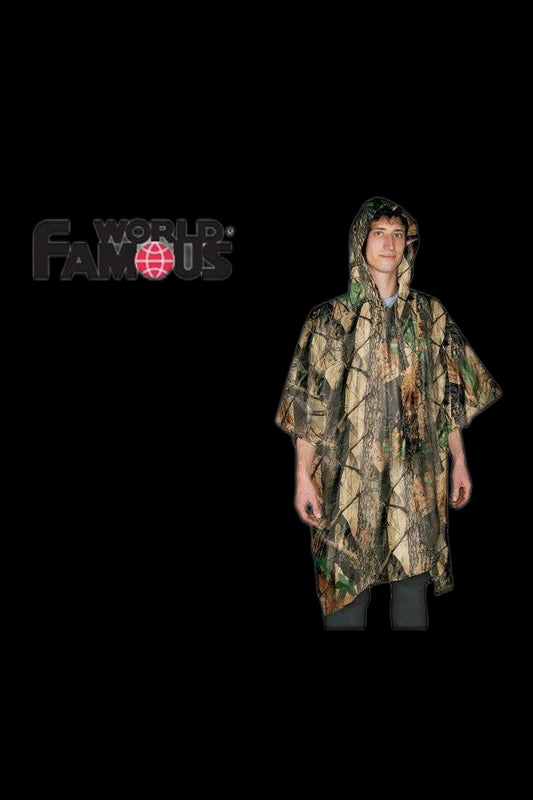 Poncho imperméable en PVC camo 6104