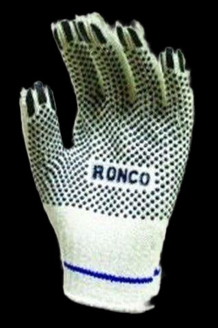 Gants tricot coton poly avec point PVC RONCO SQD