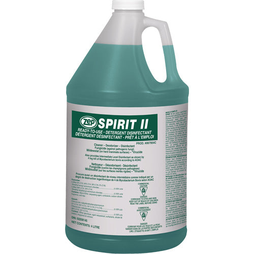 Détergent désinfectant Spirit II, Cruche JP771