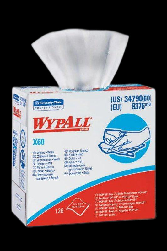 X60 WypAll® Cloths, All Purpose, 16-4/5" L x 8-3/4" NI331 
