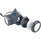 Respirateur à demi-masque assemblé de la série 8000, Élastomère/Thermoplastique