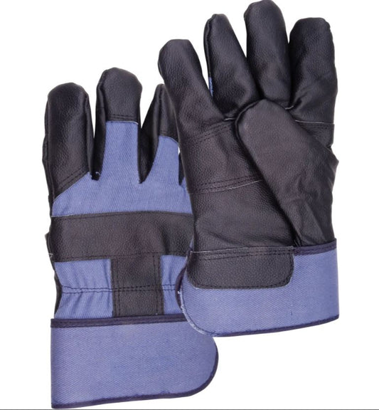 COW GRAIN LEATHER GLOVES FOR FURNITURE LINED WITH COTTON FLEECE SEA198