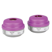 North N Series Respirator Cartridges, Gas/Vapor Cartridge, Acid Gas/P100 7582P100L
