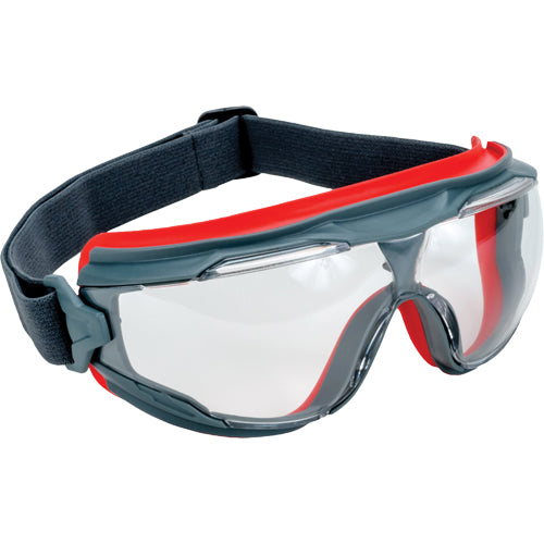 GoggleGear 500 Series Splash Safety Goggles, Clear Tint, Anti-Fog, Elastic Headband SFM409