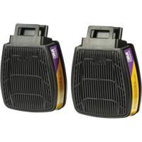Secure Click™ Respirator Cartridge &amp; Filter, Cartridge &amp; Particulate Filter Combination for Gases/Vapours, Organic Vapors/Acid Gases/P100