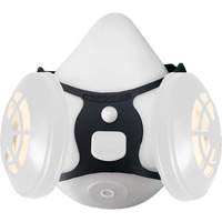Ensemble de respirateur à demi-masque N95 Comfort-AirMD 400Nx noir sans soupape d'expiration, Élastomère/Caoutchouc, SGX143