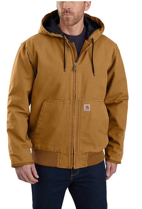 CARHARTT INSULATED COAT LOOSE FIT 104050-BRN