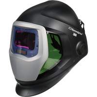 9100 Speedglas™ Welding Helmet with 9100X Auto-Darkening Filter, 4.2" L x 2.1" W Field of View, Shade 5/8 - 13, Black, TTV423